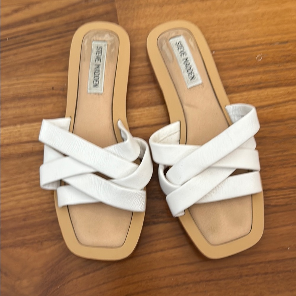 Steve Madden White Women's Sandals